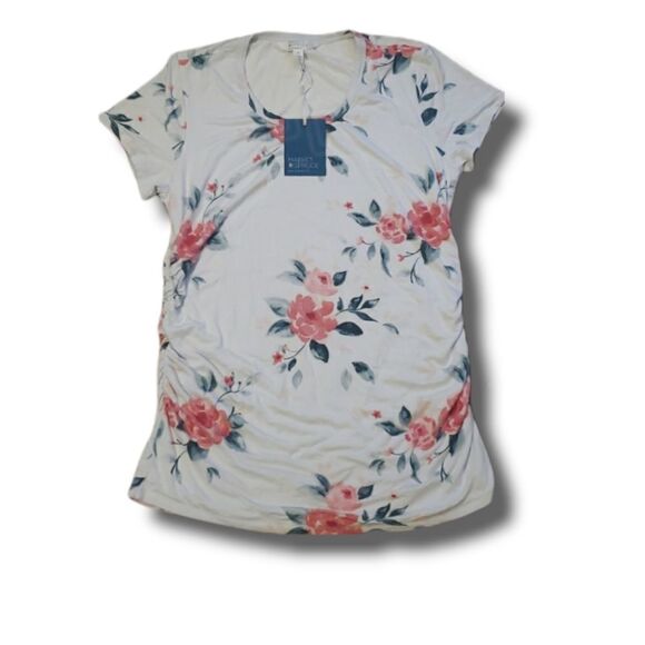 𝅺Stitch‎ Fix | Market & Spruce Sollas Maternity Knit Floral Top Size Large NEW - Picture 1 of 4